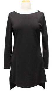 Zeela Stylish Everyday Long Tunic - Black - ARTIZARA.COM