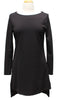 Zeela Stylish Everyday Long Tunic - Black - ARTIZARA.COM