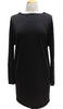 Kate Stylish Dolman Sleeve Stretch Long Tunic - Black - ARTIZARA.COM