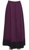 Bella Formal Silky Long Maxi Skirt - Purple - ARTIZARA.COM