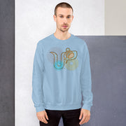 Pullover Sweatshirt with Arabic Initial - 'Ḍād' (ض)