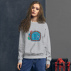 Pullover Sweatshirt with Arabic Calligraphy - MashAllah (مَا شَاءَ ٱللَّٰهُ) Floral