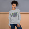 Pullover Sweatshirt with Arabic Calligraphy - Compassion (رحمة)