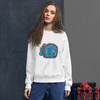 Pullover Sweatshirt with Arabic Calligraphy - MashAllah (مَا شَاءَ ٱللَّٰهُ) Floral