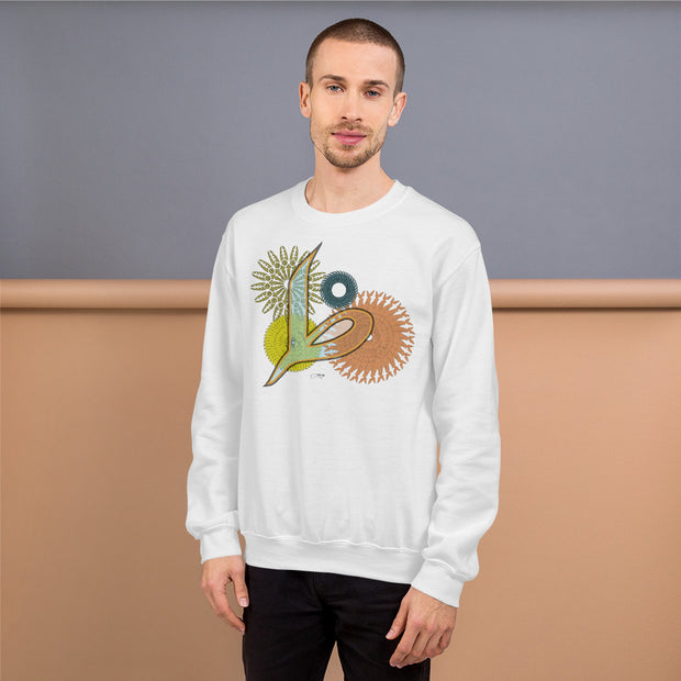 Pullover Sweatshirt with Arabic Initial - 'Ṭā' (ط)