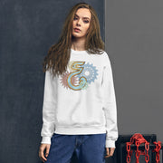 Pullover Sweatshirt with Arabic Initial - 'Ayn' (ع)